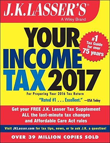 j k lassers your income tax 2016 for preparing your 2015 tax return Epub