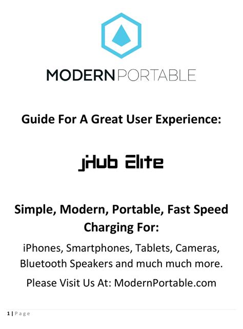 jHub Ultra Modern Portable portable Epub