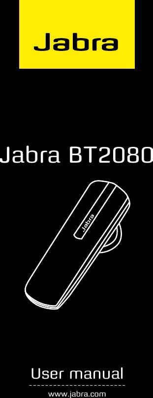 jabra bt 2080 quick manual user guide Reader