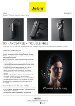 jabra bt2080 user guide PDF