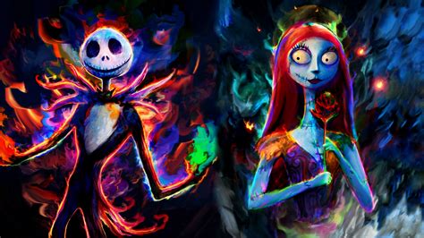 jack and sally nightmare before christmas