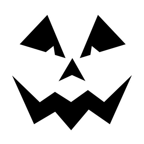 jack o lantern faces printable