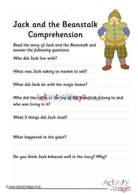 jack-and-the-beanstalk-comprehension-questions Ebook Epub