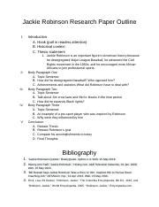 jackie robinson research paper PDF