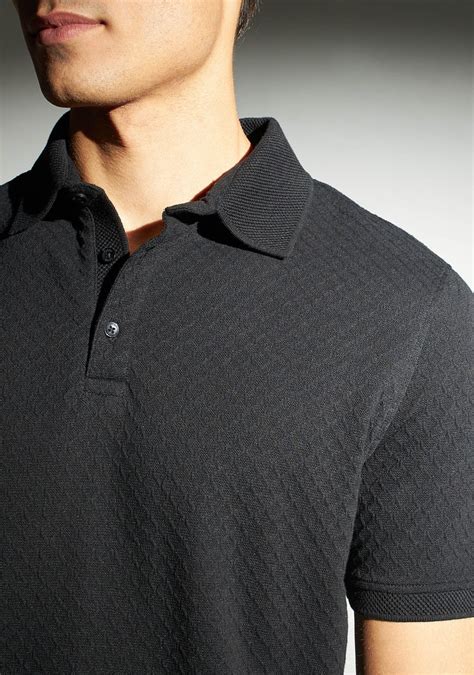 jacquard polo shirt mens