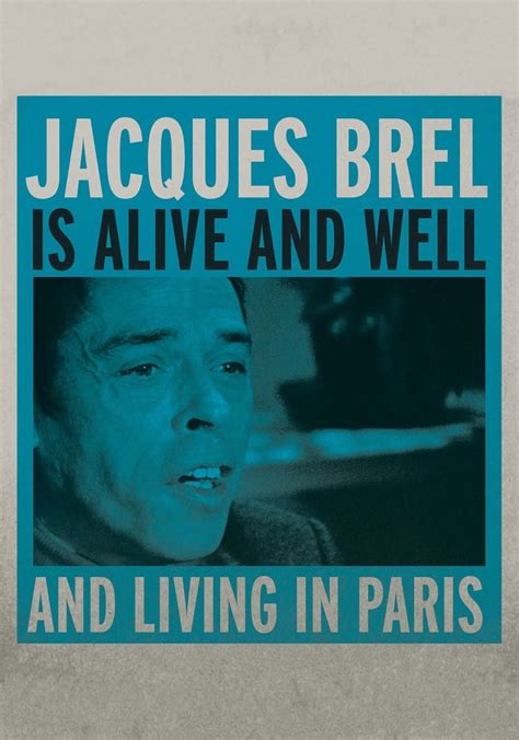 jacques brel is alive and well and living in paris Epub