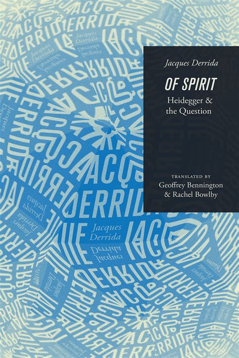 jacques derridas of spirit heidegger and the question pdf Reader