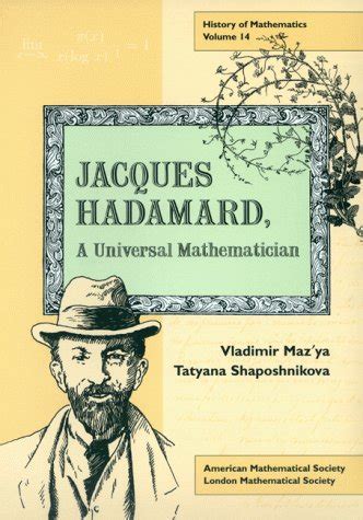 jacques hadamard a universal mathematician history of mathematics PDF