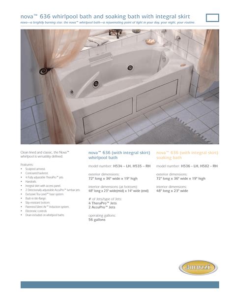 jacuzzi bath user manual Doc