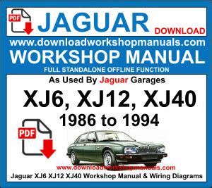 jaguar repair manual xj xj6 xj12 xj40 xj81 x300 x301 xj8 Kindle Editon