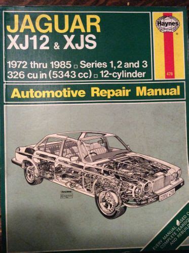 jaguar xjs parts manual Kindle Editon