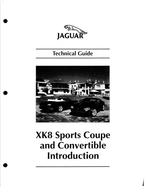 jaguar xk8 sports coupe and convertible 1997 service manual user guide Doc