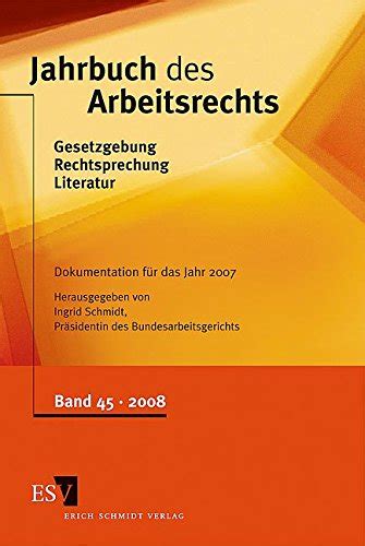 jahrbuch arbeitsrechts rechtsprechung nachschlagewerk dokumentation Epub