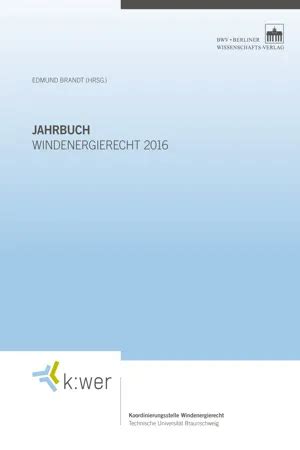 jahrbuch windenergierecht 2014 edmund brandt Kindle Editon
