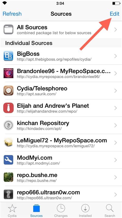 jailbroken what sources should i add for ios5 files apps