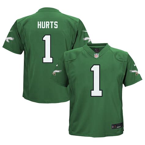 jalen hurts kelly green jersey