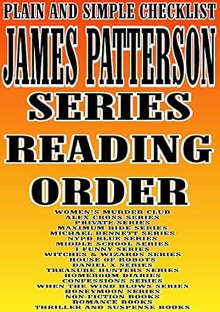 james patterson series reading order plain and simple checklist Kindle Editon