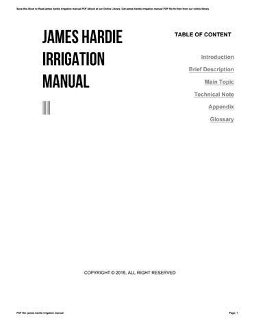 james-hardie-irrigation-manual Ebook Reader