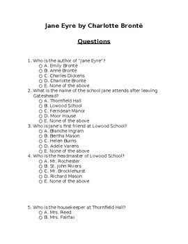 jane eyre ap lit multiple choice answers Kindle Editon