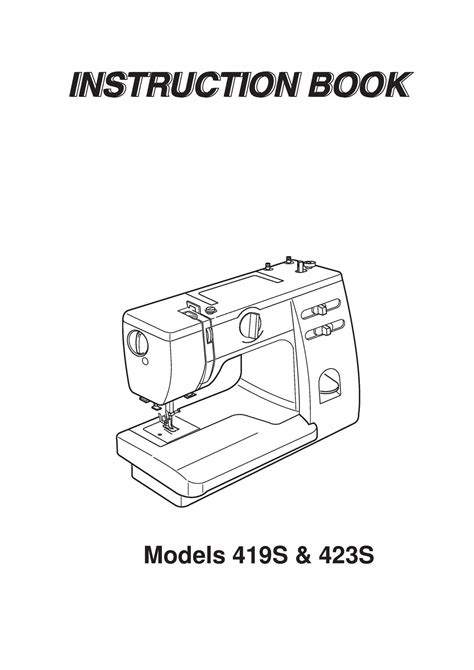 janome 419s 423s user guide Reader