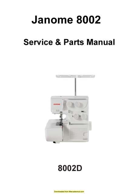 janome 6021 service manual user guide Reader