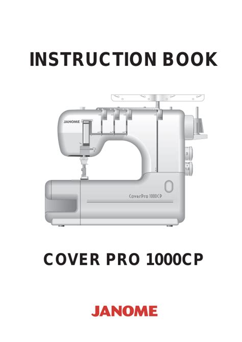 janome coverpro 1000cp user guide Reader