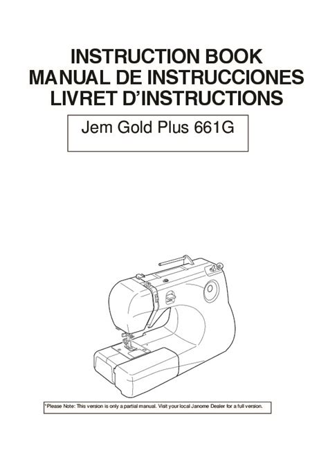 janome one step 659 manual Kindle Editon