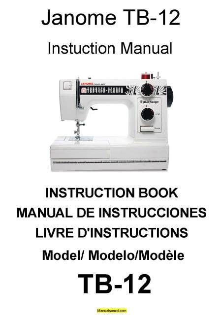 janome tb 12 user guide Reader