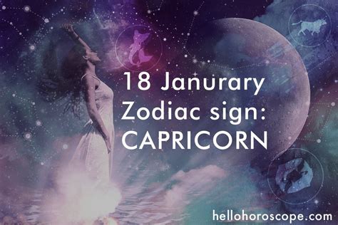 january 18 is what zodiac sign