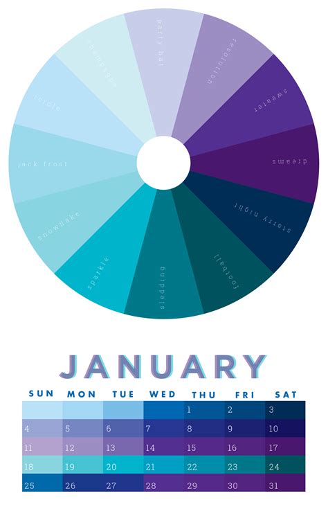 january colors