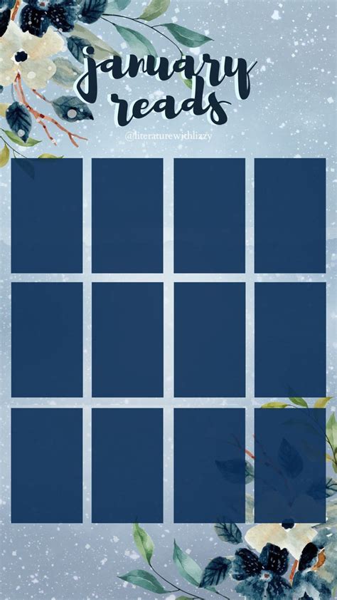 January Reading Template