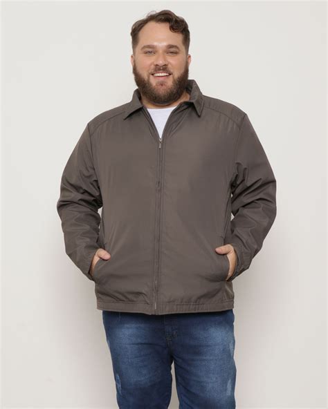 jaqueta masculina plus size