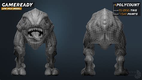 jason huang 3d creature model