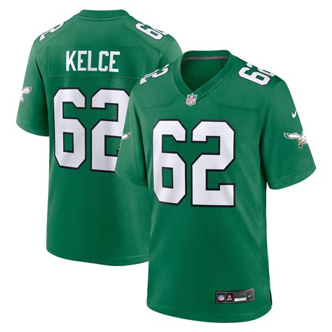 jason kelce kelly green jersey