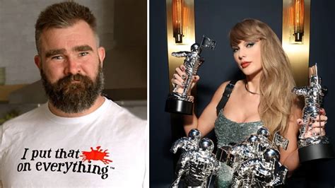 jason kelce marveled at taylor swift's talent.