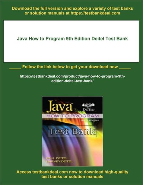 java how to program 9th edition free download Epub