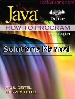 java how to program solution manual 9th edition pdf pdf PDF