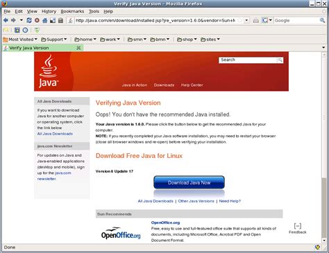 java manual install firefox Doc