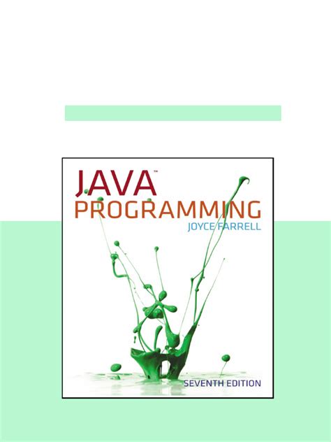 java programming 7th edition joyce farrell solutions Doc