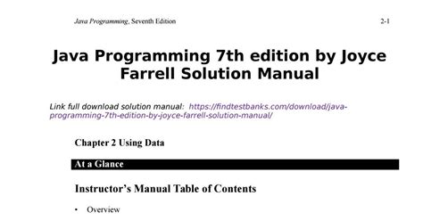 java programming joyce farrell solutions Kindle Editon