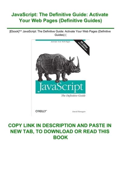 javascript definitive guide ebook download PDF