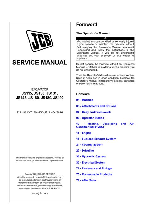 jcb 145 workshop manual Reader