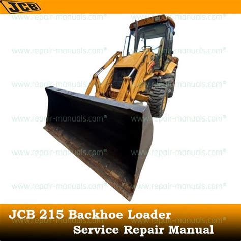 jcb 215 backhoe manual PDF