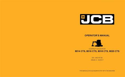 jcb 8014 cts manual pdf Kindle Editon