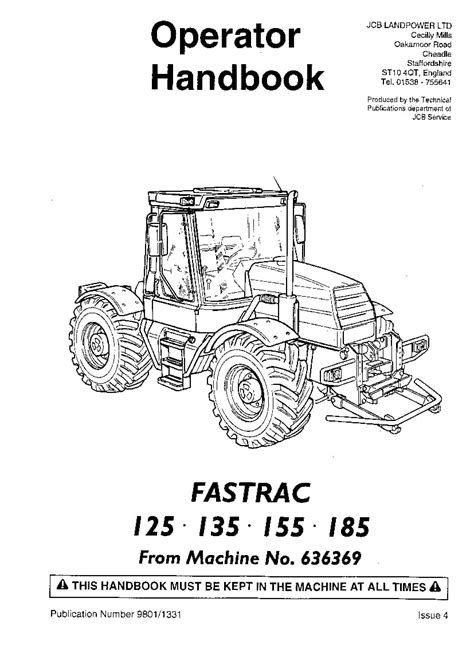 jcb fastrac 185 manual Reader