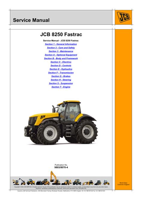 jcb fastrac service manual PDF