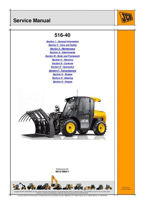 jcb telehandler manual Epub