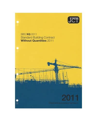 jct standard building contract 2011 sbcq Reader