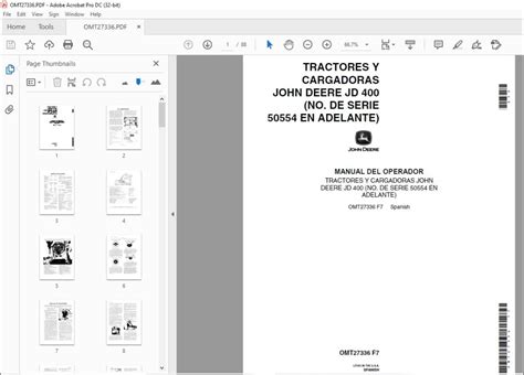 jd 400 service manual pdf PDF