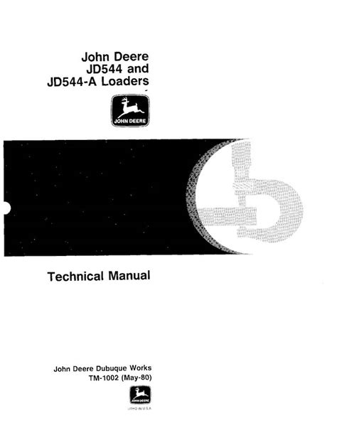 jd544 workshop manual pdf Kindle Editon